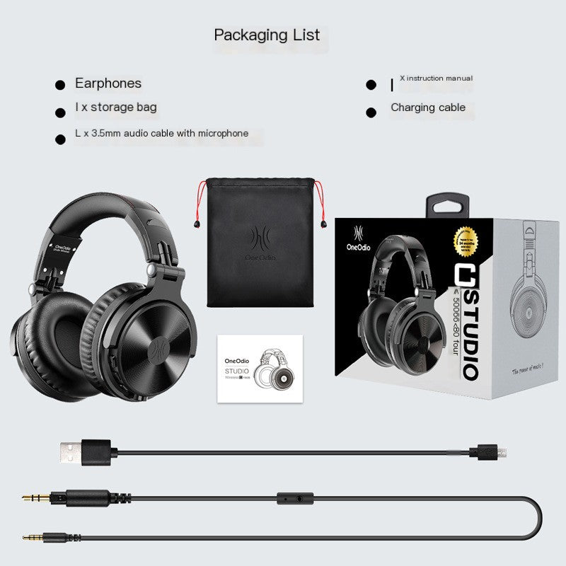 OneOdio Wireless Bluetooth Headphones with Detachable Cable