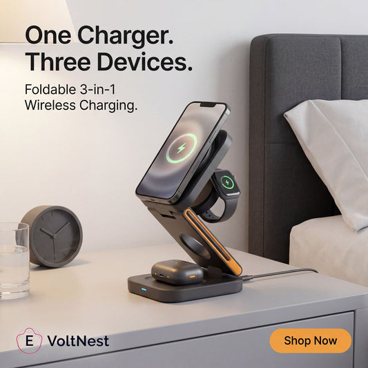 3-in-1 Folding Wireless Charger